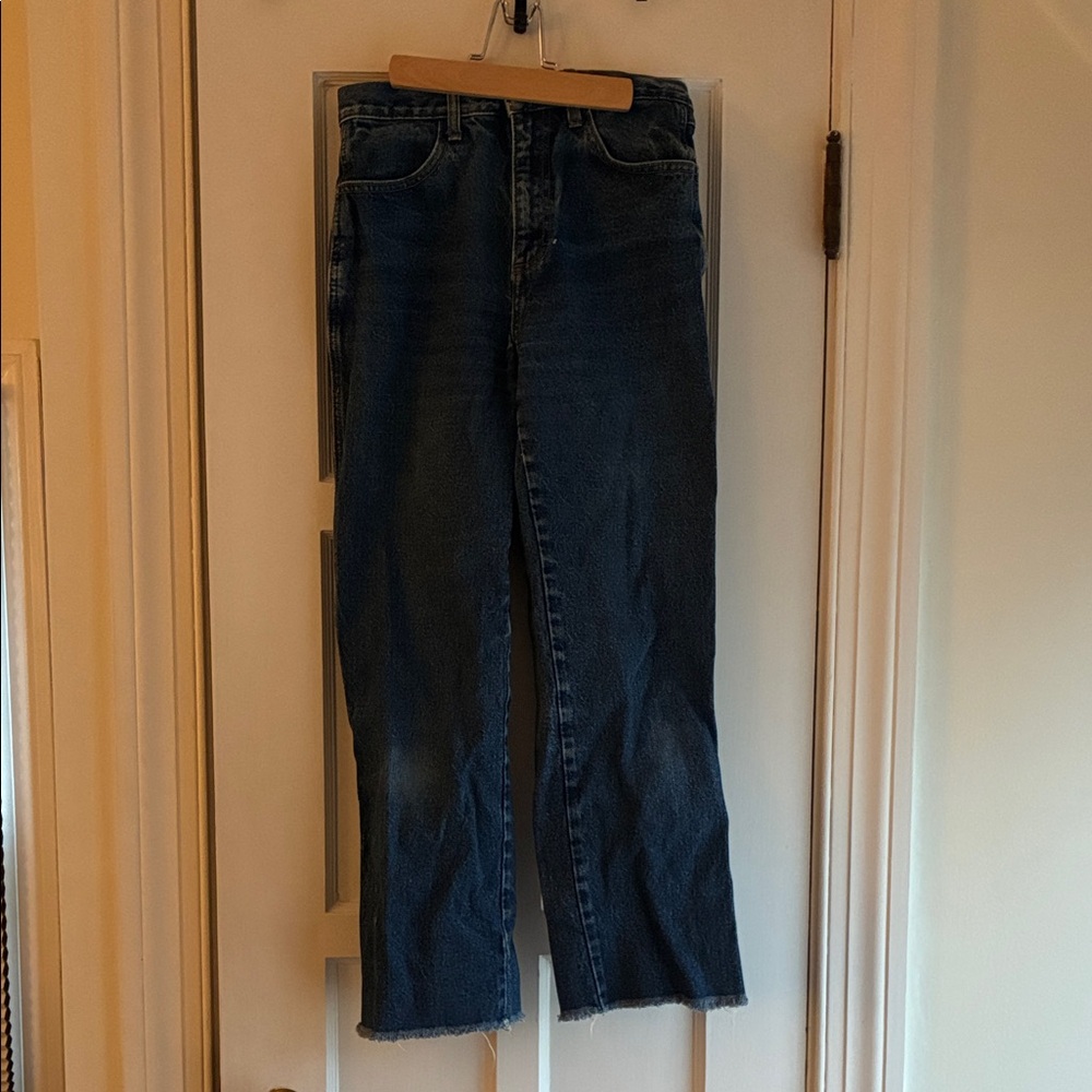 Brandy Melville J Galt High-Waisted Cropped Jeans